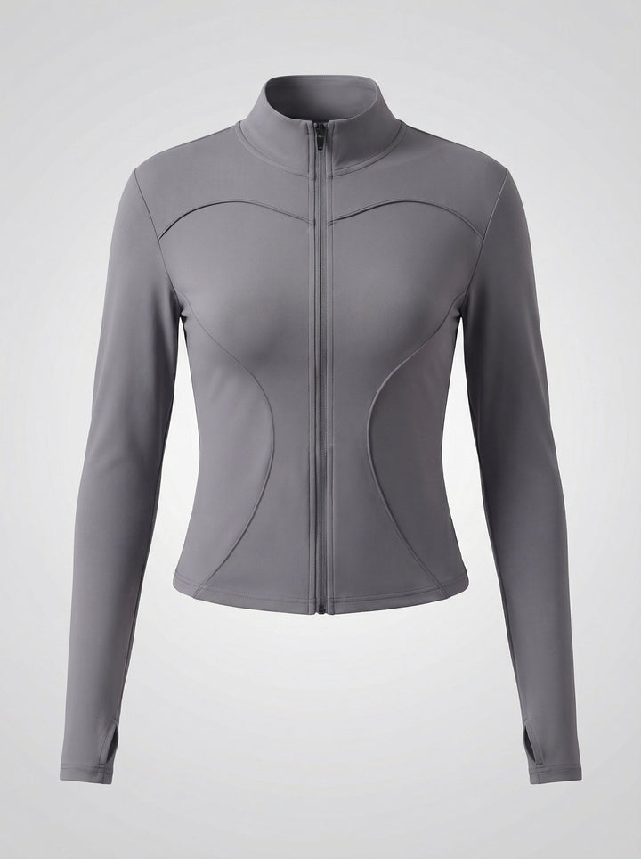 High-Neck Breathable Sporty Jacket
