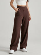 High Waisted Pockets Wide Leg Yoga Pants