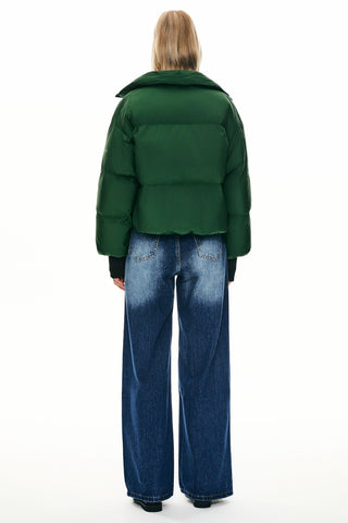 Cropped Oversized Puffer Jacket
