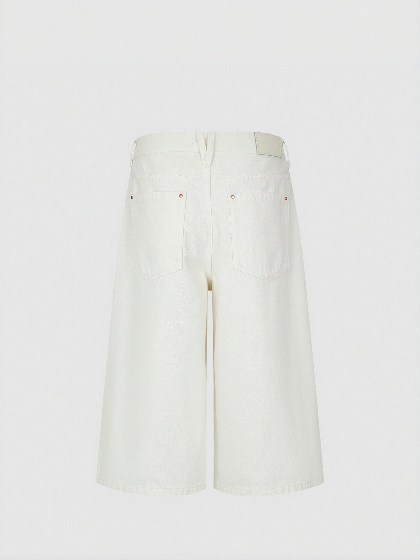 Patch Pocket Cropped Jeans