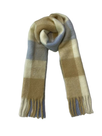 Cozy Plaid Brushed Winter Scarf