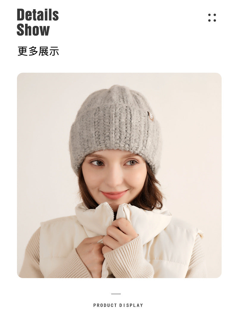 Cozy Chunky Knit Black Beanie