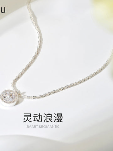 Dainty North Star Pendant Necklace