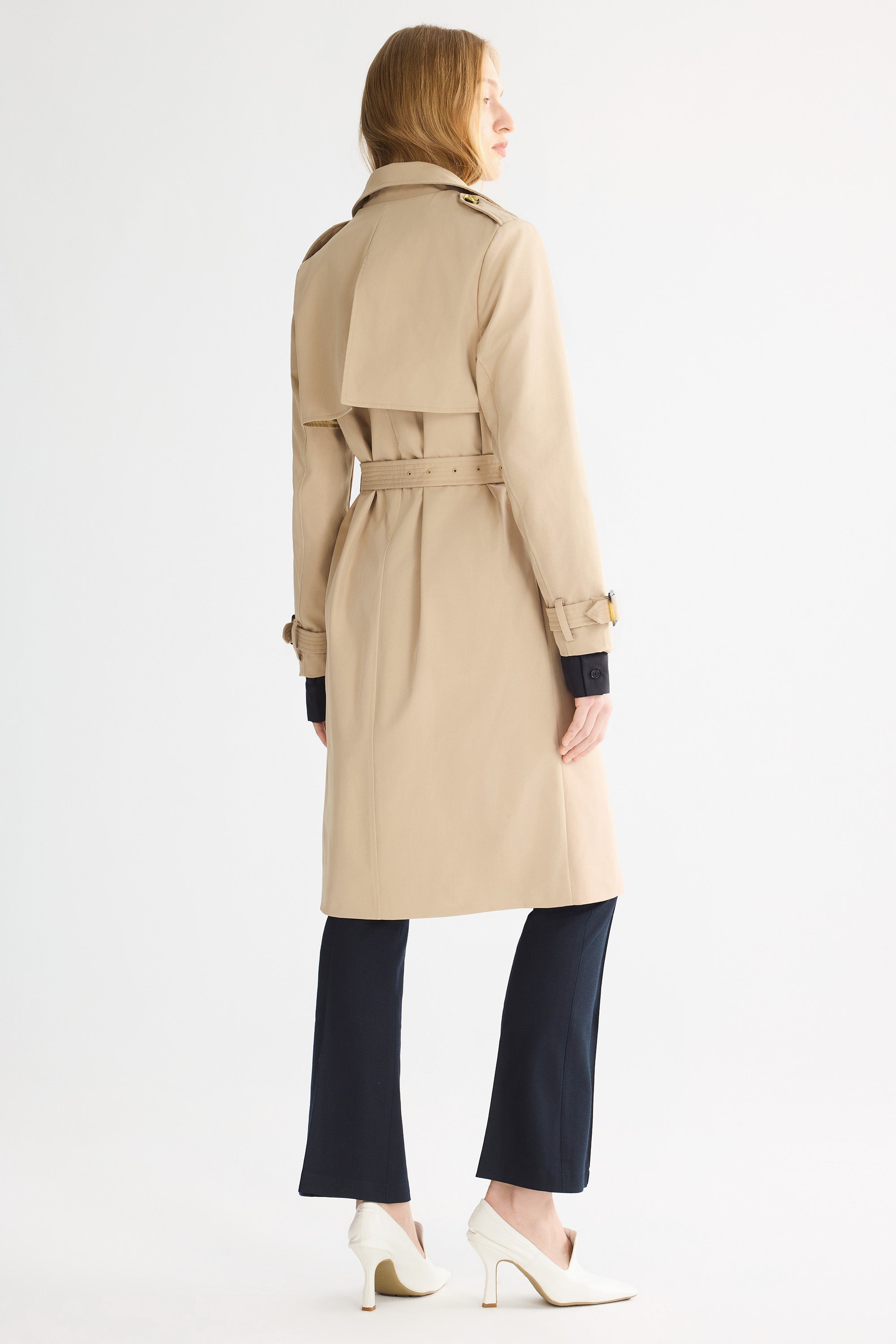 Classic Double Breasted Trench Coat