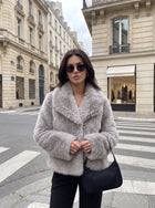 Plush Soft Cropped Faux Fur Coat