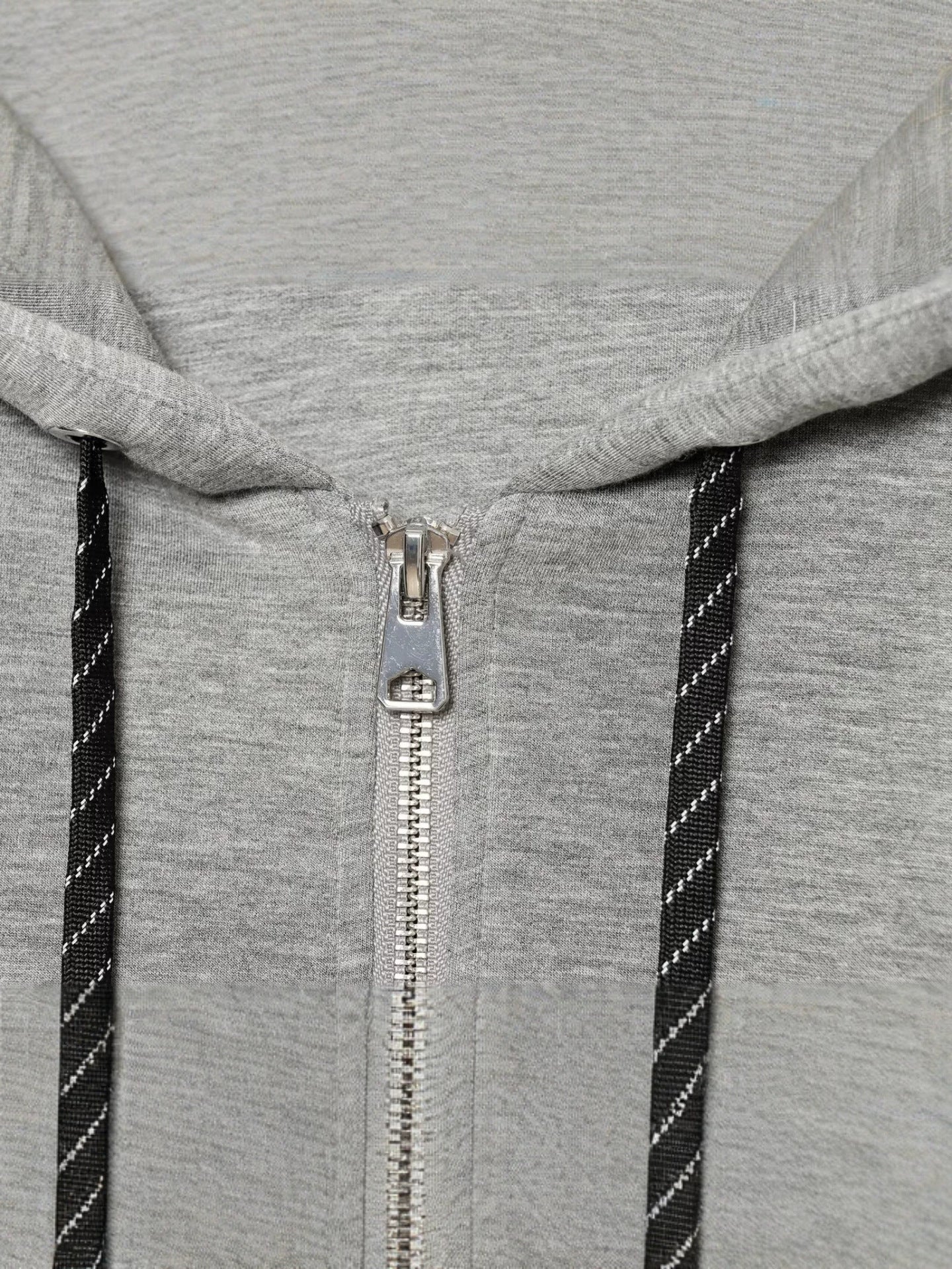 Oversized Cropped Zip Up Hoodie
