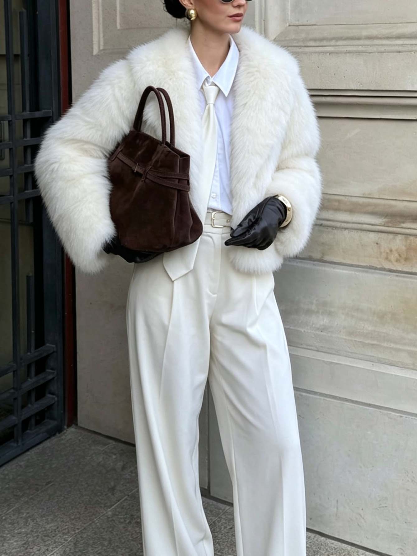 Cozy Plush Faux Fur Jacket