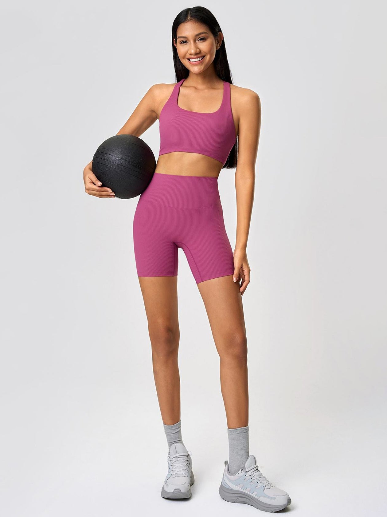 X-Back Cutout Open-Back Statement Sports Vest-Multicolor