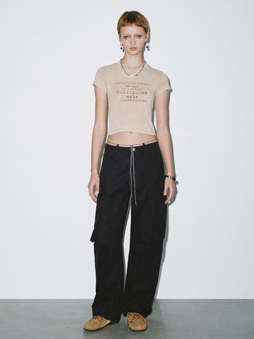Urban Revivo Carrot Fit Pants-Black
