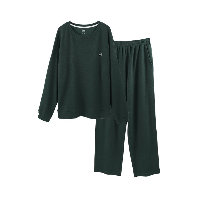 Soft Ribbed Knit Lounge Set