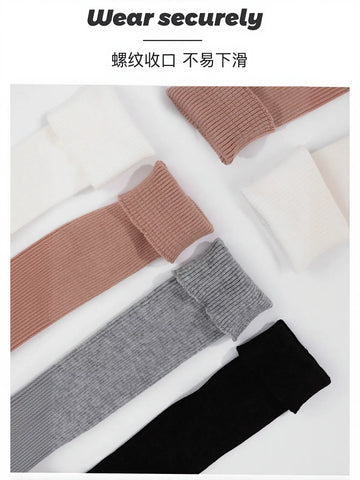 Cozy Ruffled Knit Leg Warmers