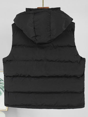 Cropped Puffer Vest Outerwear