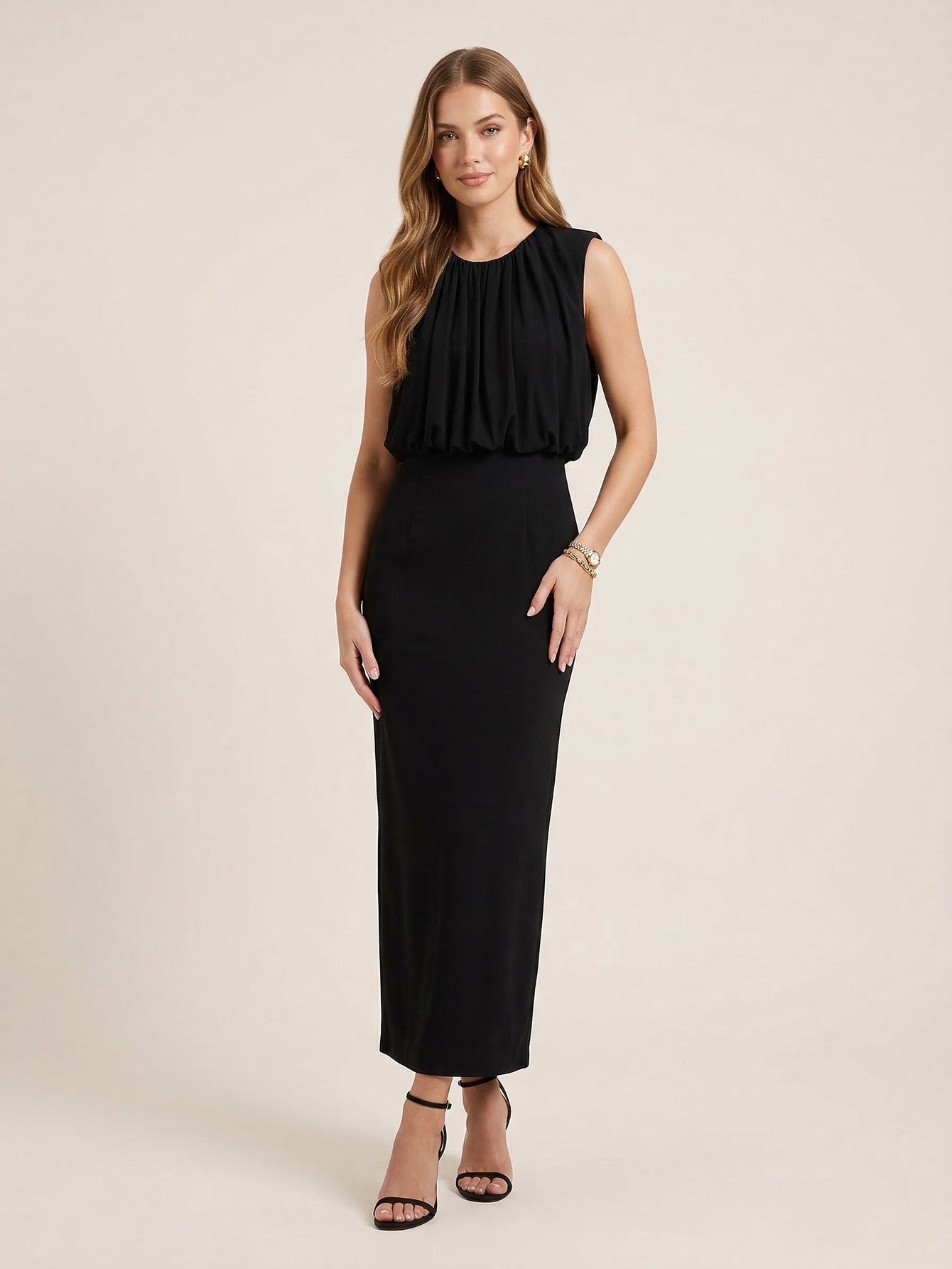 Side Slit Sleeveless Dress