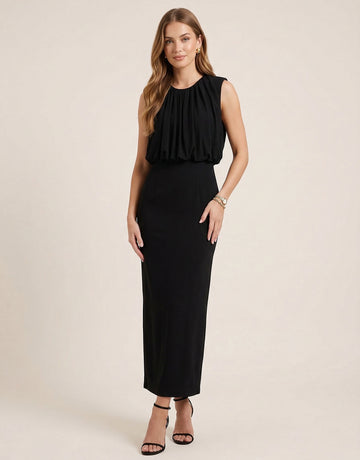 Side Slit Sleeveless Dress