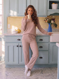 Cozy Waffle Knit Lounge Set