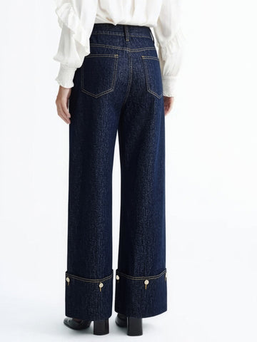 High Waisted Wide Leg Jeans