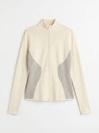 Seamless Contoured Ribbed Zip Up Jacket