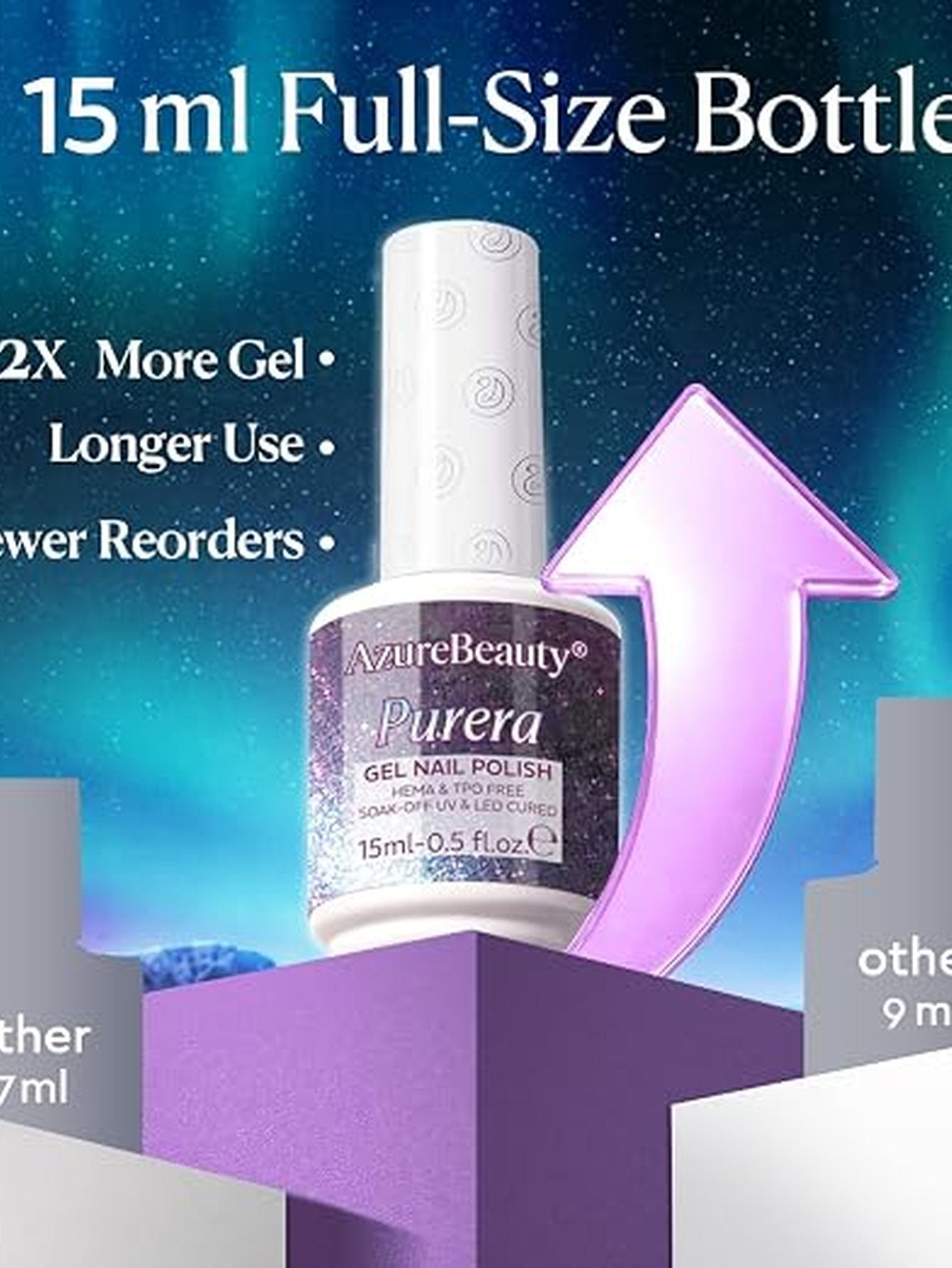 Shimmering Cat Eye Gel Nail Polish