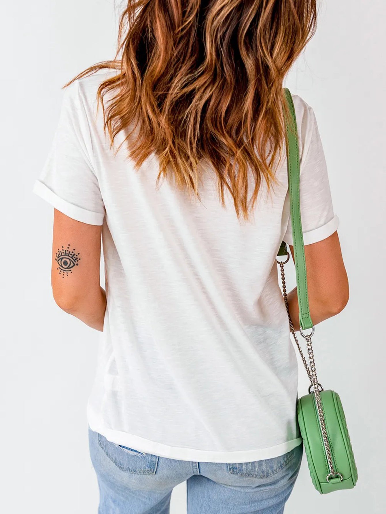 Cropped Sequined T-Shirt