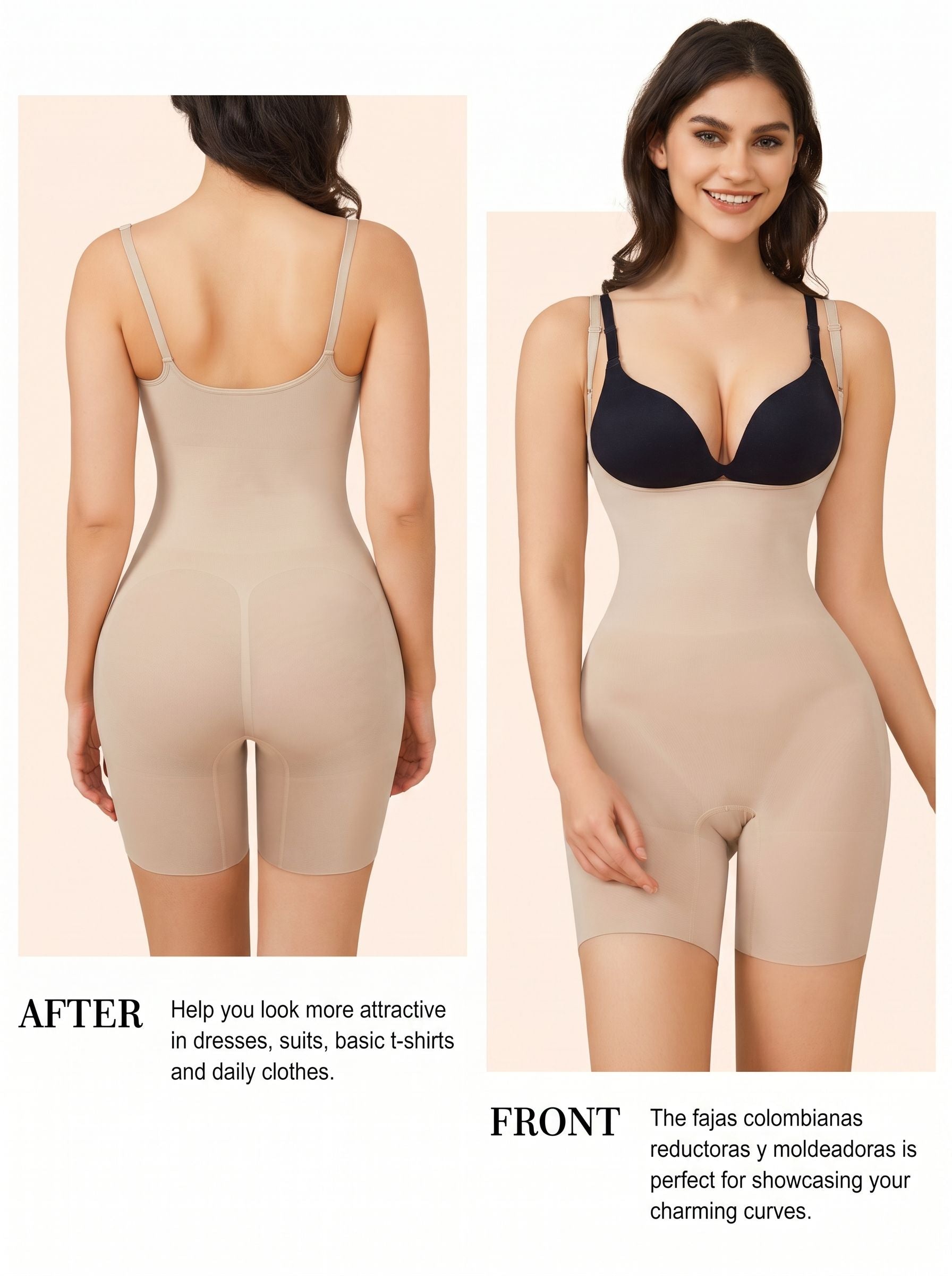 Seamless Tummy Control Bodysuit Shapewear
