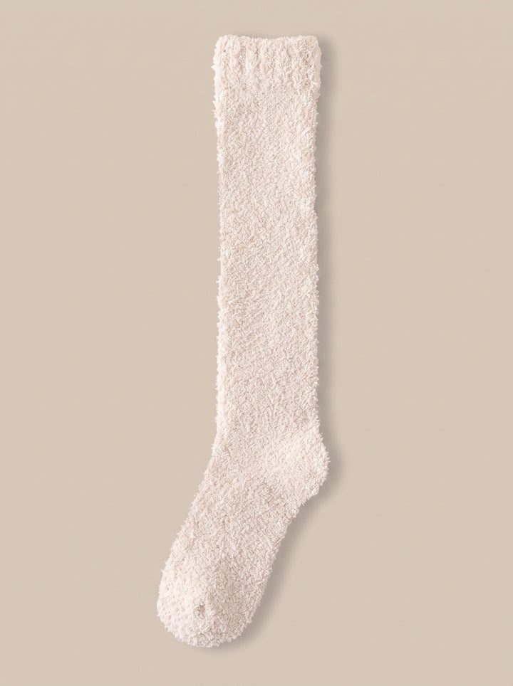 Cozy Fuzzy Knee High Socks