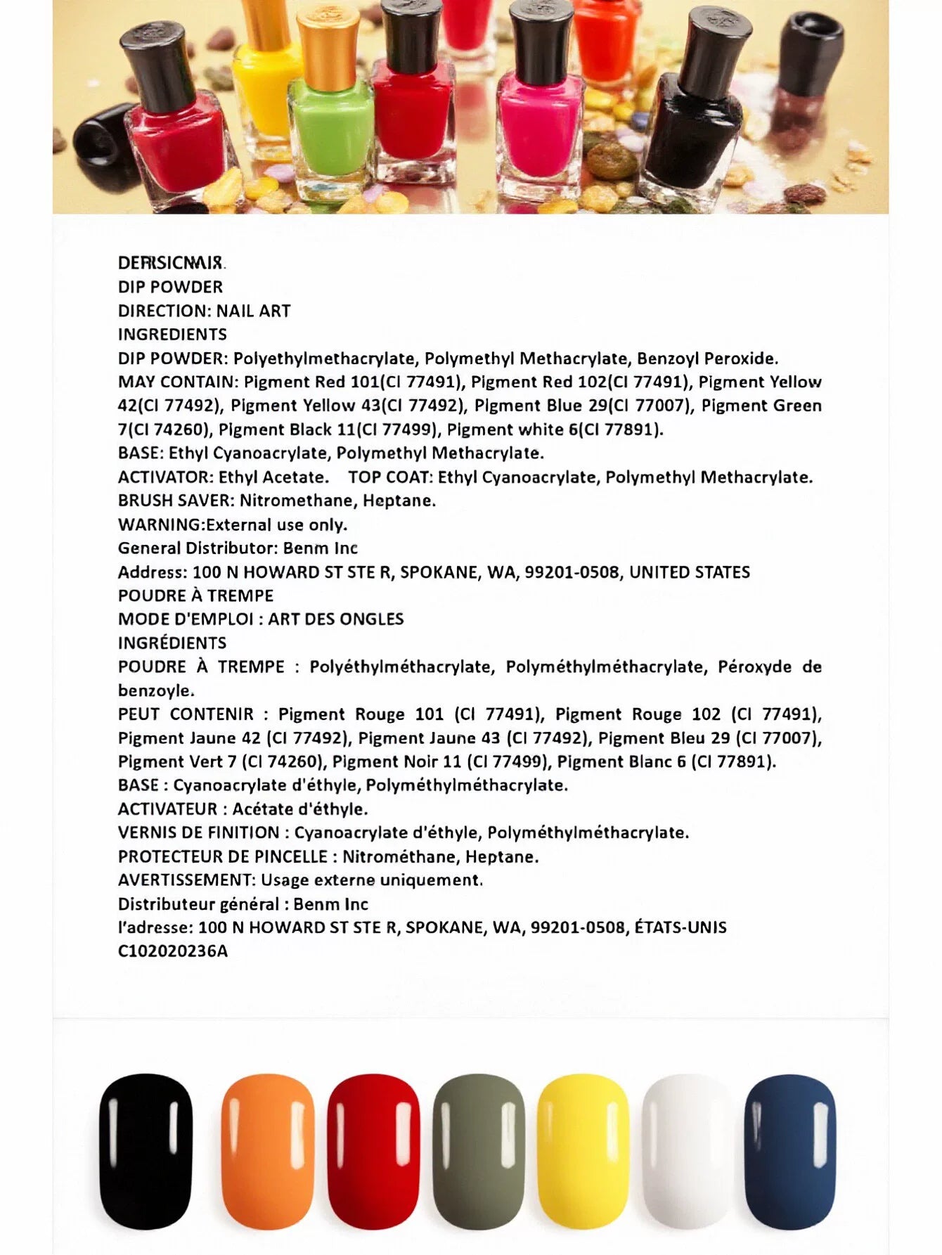 Long Lasting Professional Dip Powder Nail Kit