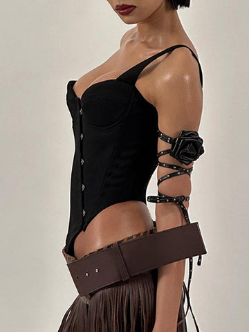 One Shoulder Asymmetrical Sexy Tank