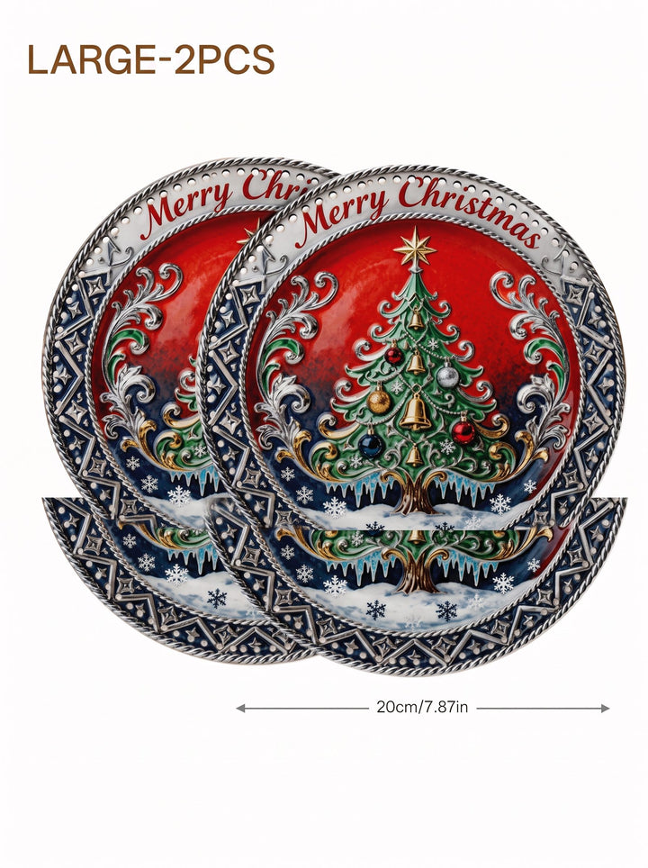 Merry Christmas Crochet Basket Bottom