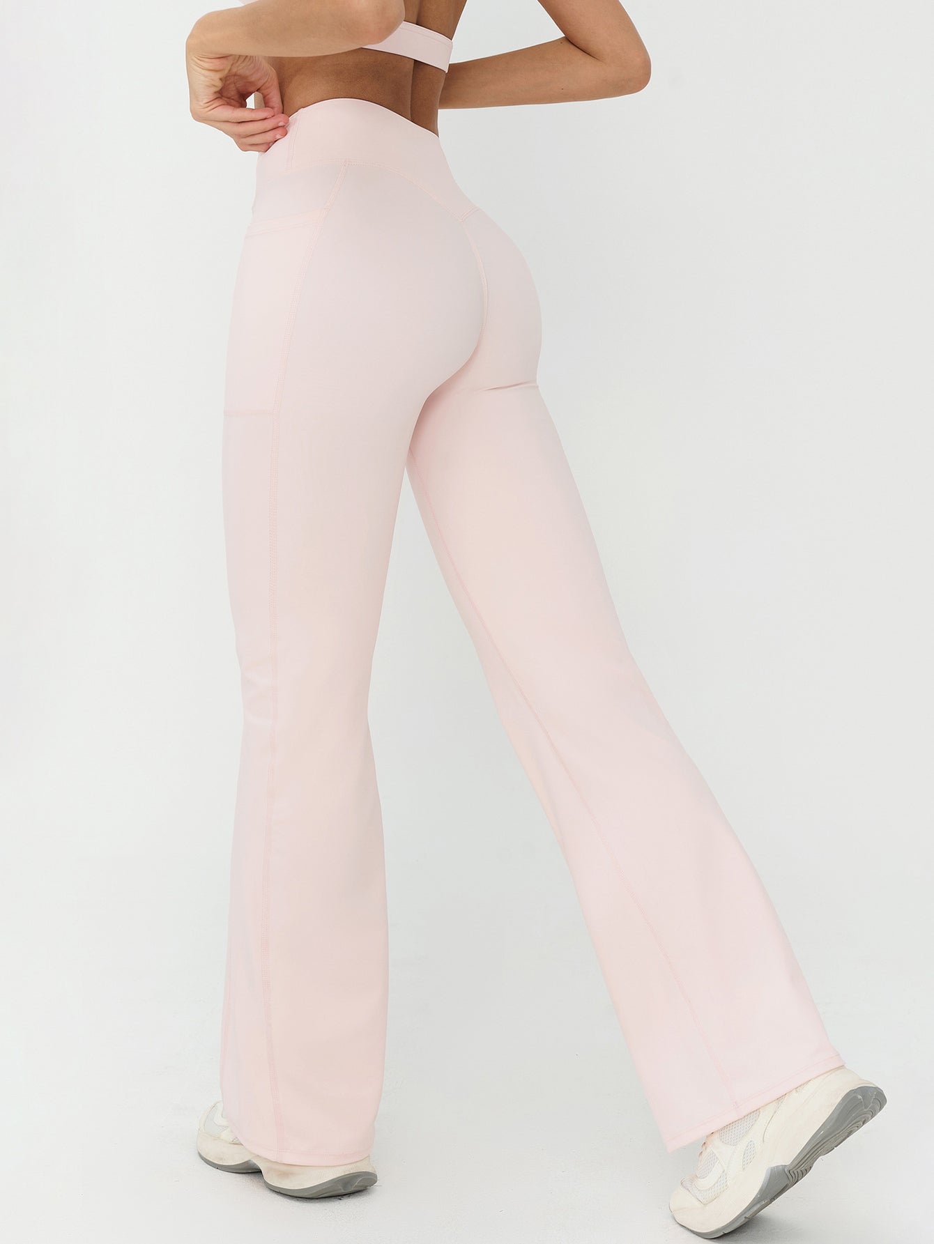 High Waisted Flare Leg Yoga Pants
