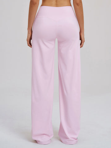 Crossover Waist Flare Leggings