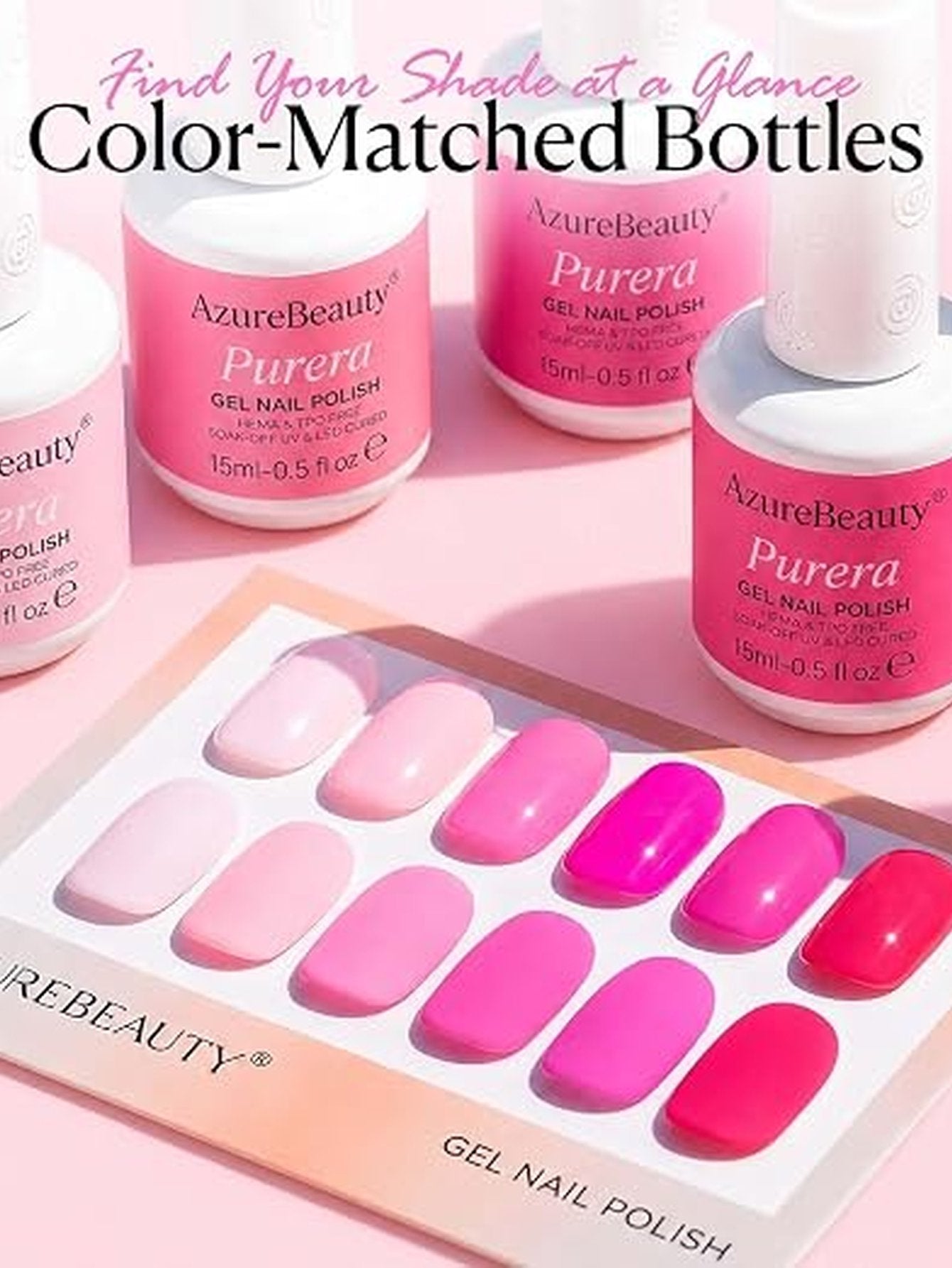Hema Free Pink Gel Nail Polish