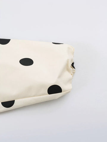 Casual Polka Dot Stand Collar Jacket