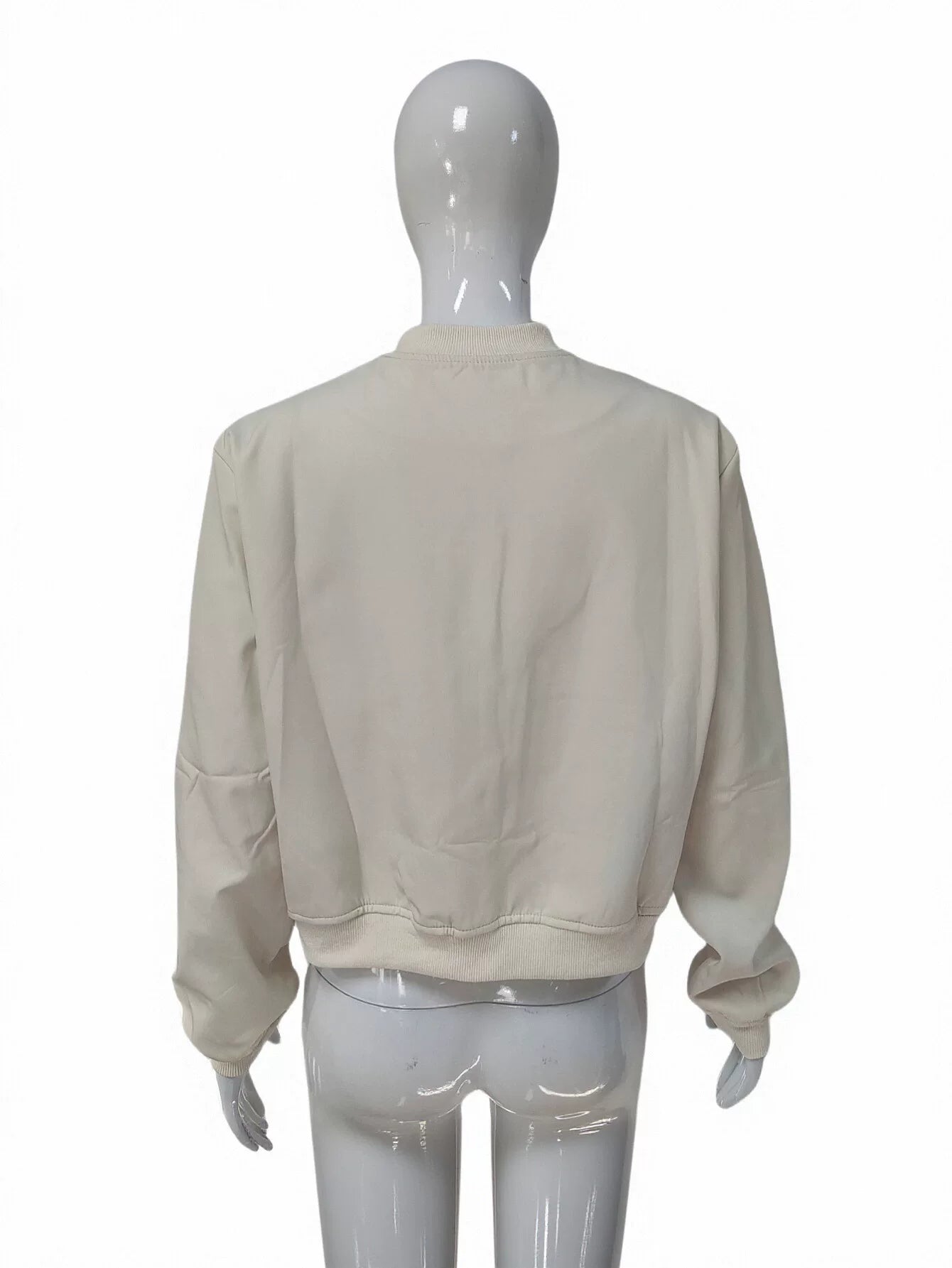 Casual Button Up Utility Bomber Jacket