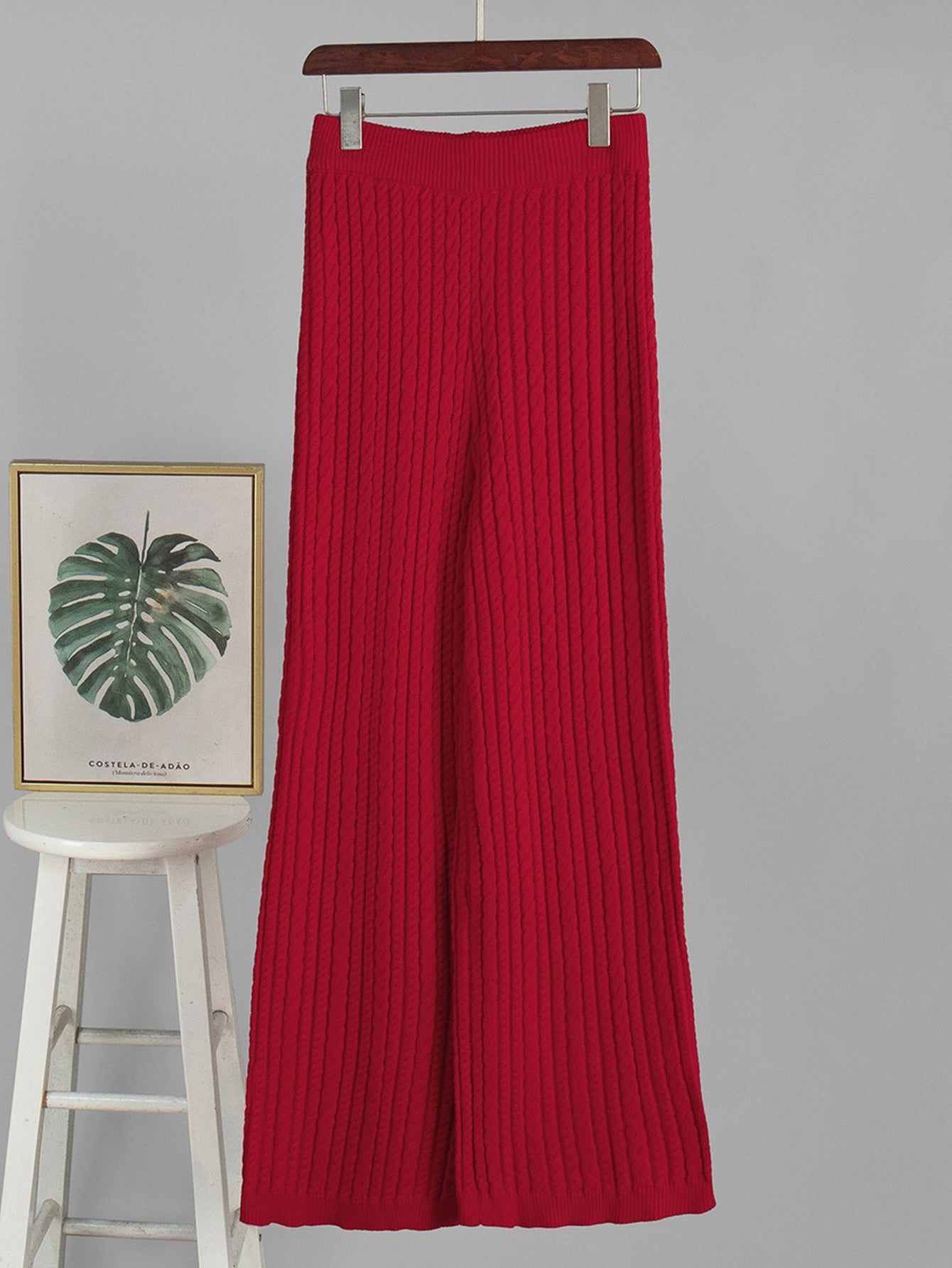 Cozy Cable Knit Sweater Pant Set