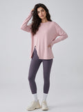 Buttery Soft Slit Hem Yoga Tee