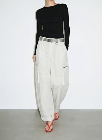 Wide Leg Side Pocket Pants