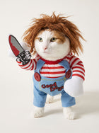 Funny Spooky Chucky Pet Costume