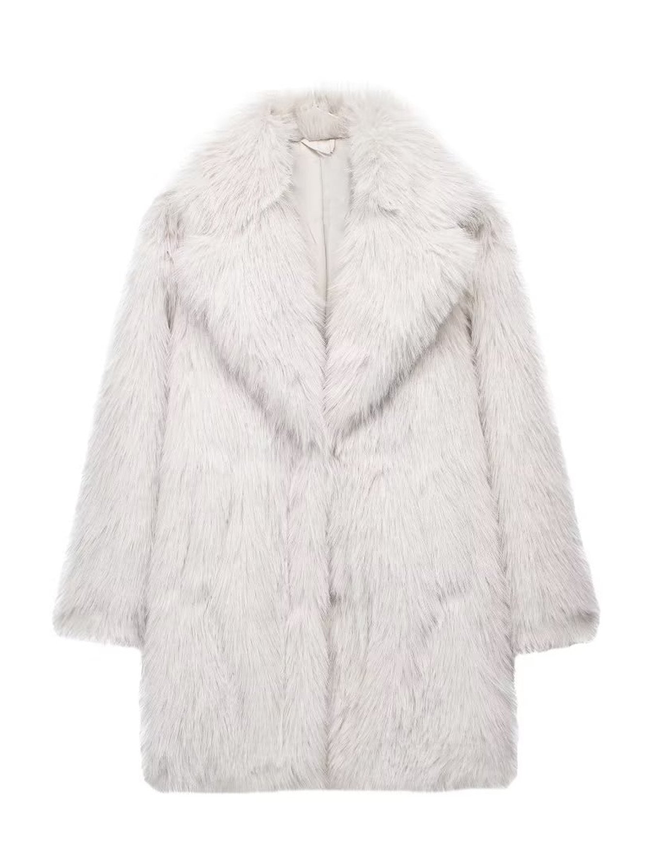 Luxurious Plush Oversized Faux Fur Coat