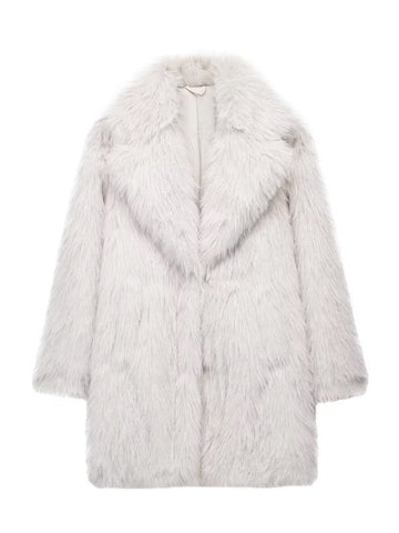 Luxurious Plush Oversized Faux Fur Coat