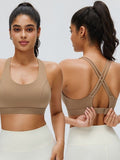 Crisscross Back Adjustable Sports Bra