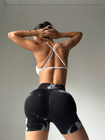 High Waist Seamless Athletic Yoga Shorts