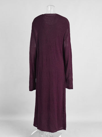 Cozy Lightweight Knit Maxi Sweater Set