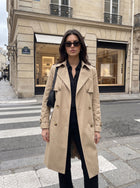 Classic Double Breasted Trench Coat