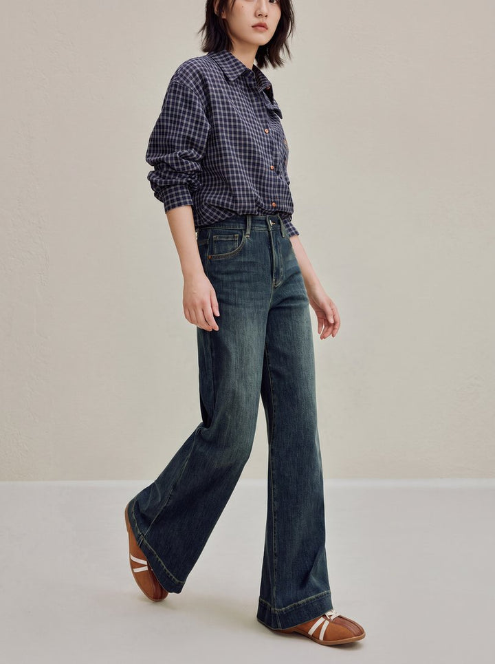 High Waisted Wide Leg Jeans