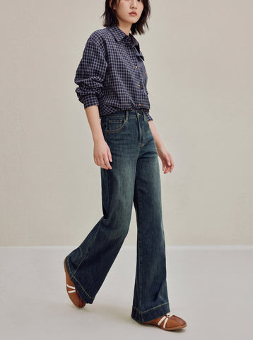High Waisted Wide Leg Jeans