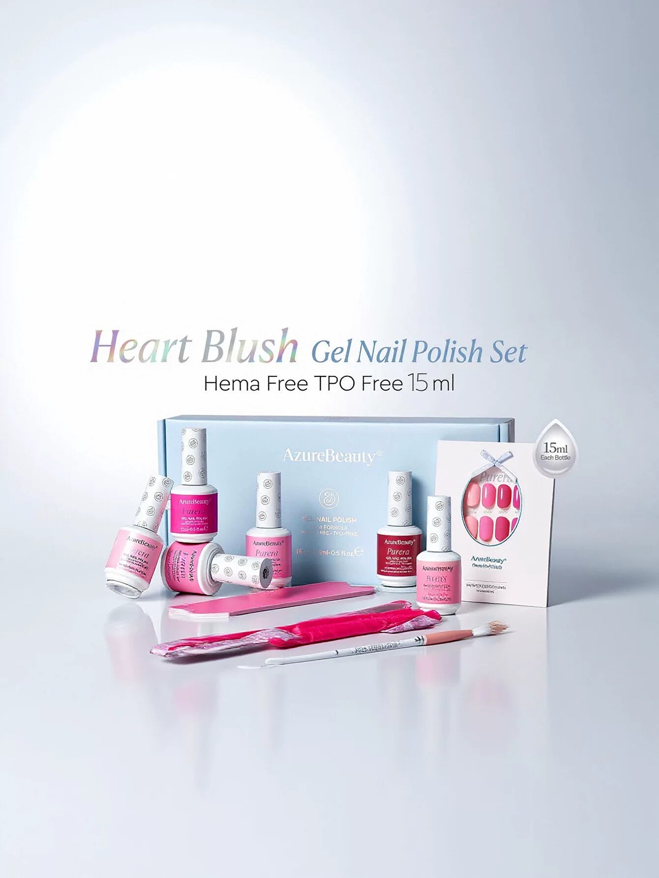 Hema Free Pink Gel Nail Polish