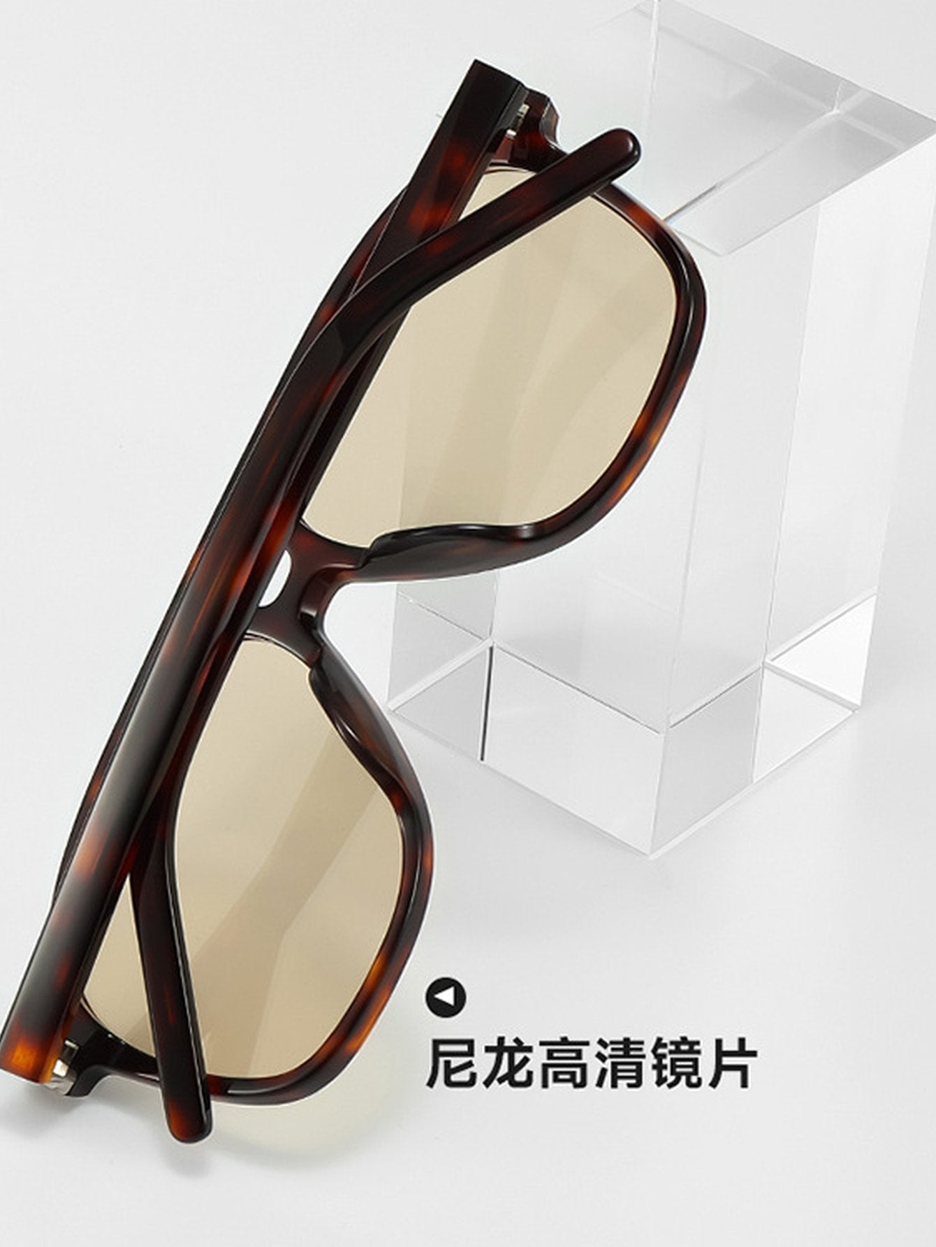 Handcrafted Oversized Black Blue Light Glasses