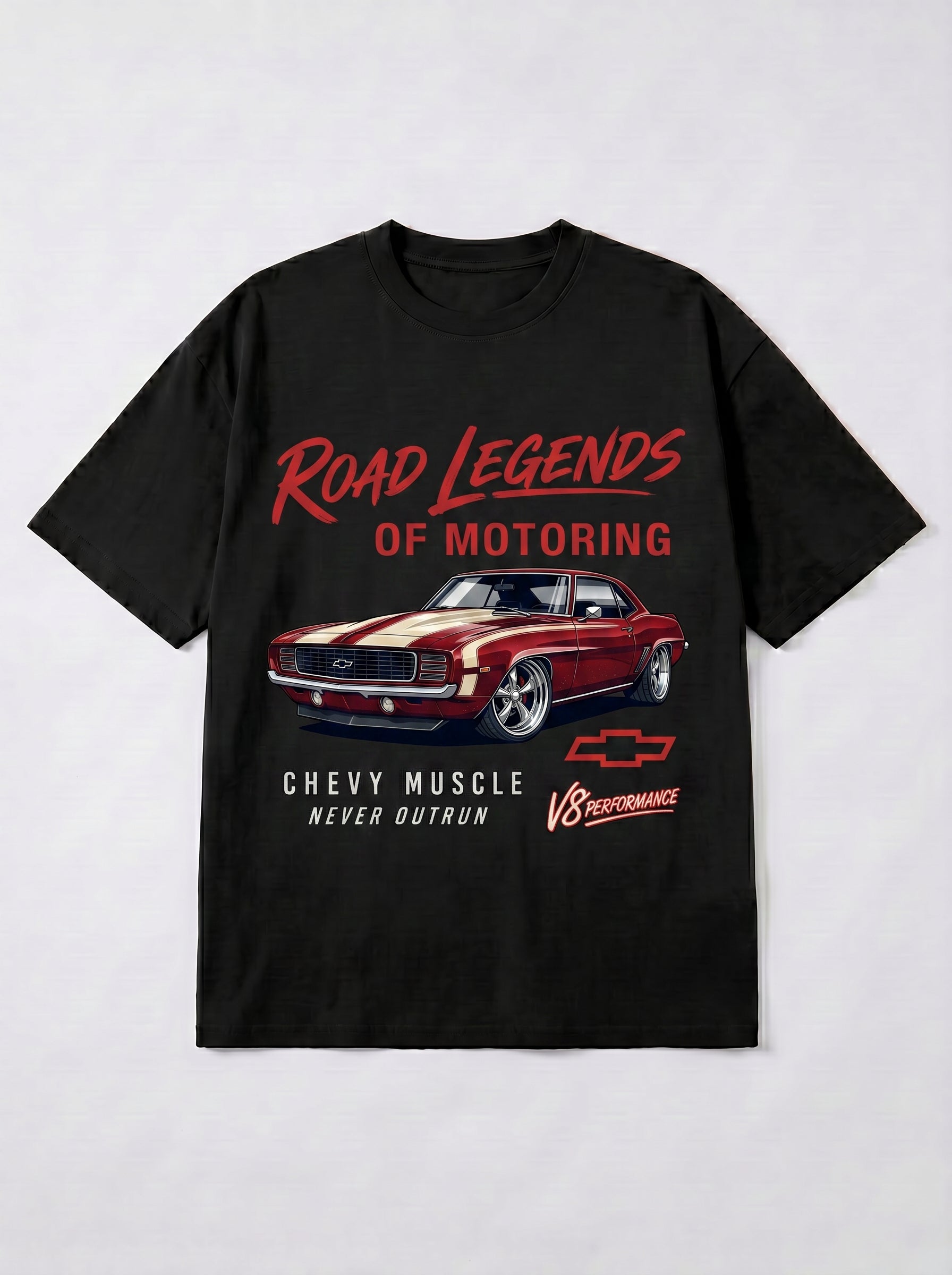 Vintage Chevy Muscle Car Graphic T-Shirt
