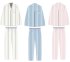 Soft Button Down Pajama Sleepwear Set
