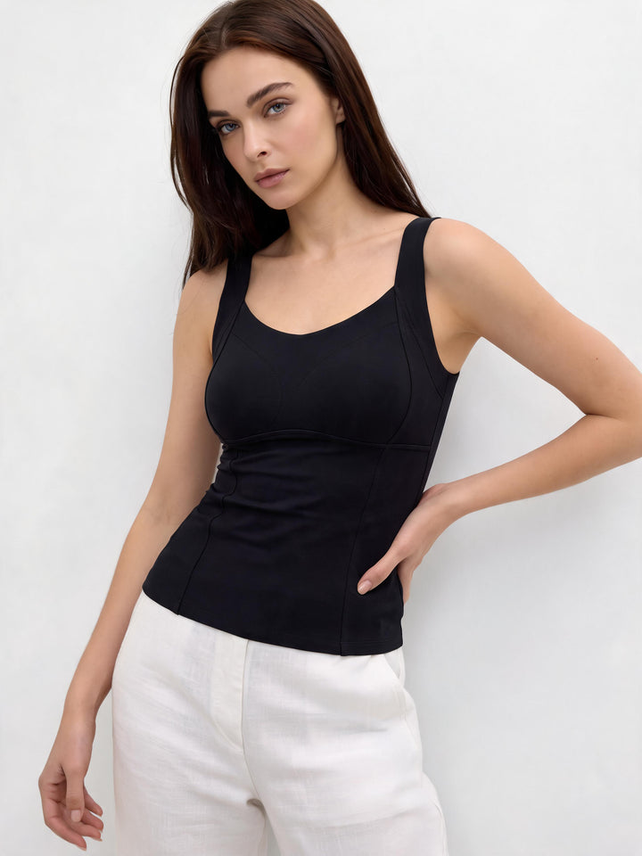 Seamless Padded Comfort Camisole Bra